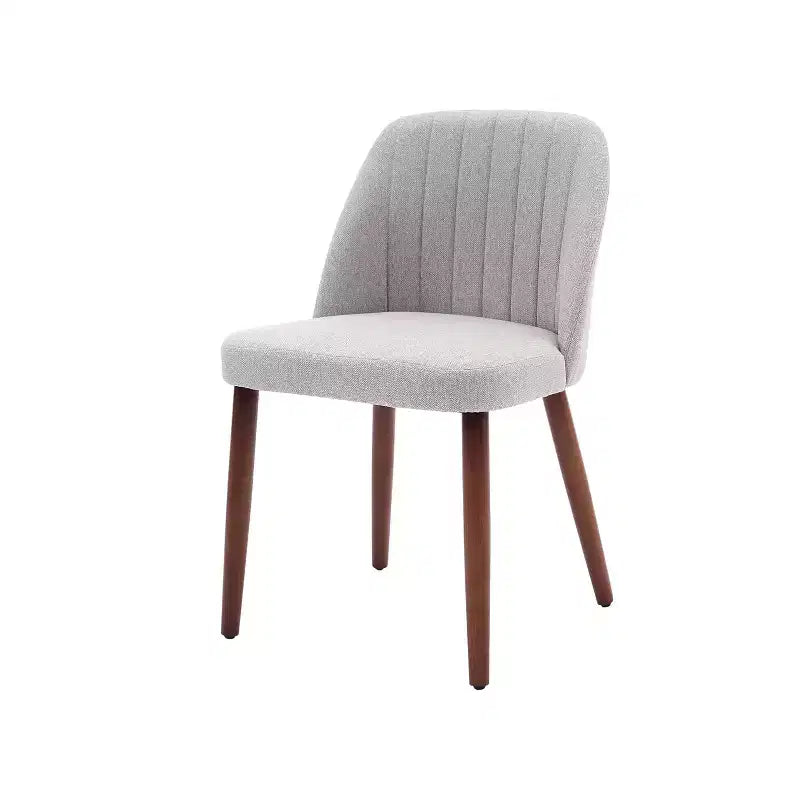 Chaises de salle à manger en bois, Chaise de salle à manger moderne en tissu, Rembourrée, pour Cuisine, Salle à manger, Restaurant