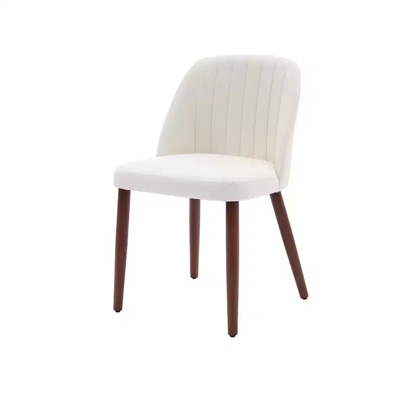 Chaises de salle à manger en bois, Chaise de salle à manger moderne en tissu, Rembourrée, pour Cuisine, Salle à manger, Restaurant
