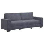 vidaXL Ensemble de 2 Canapés avec Coussins Velours Noir