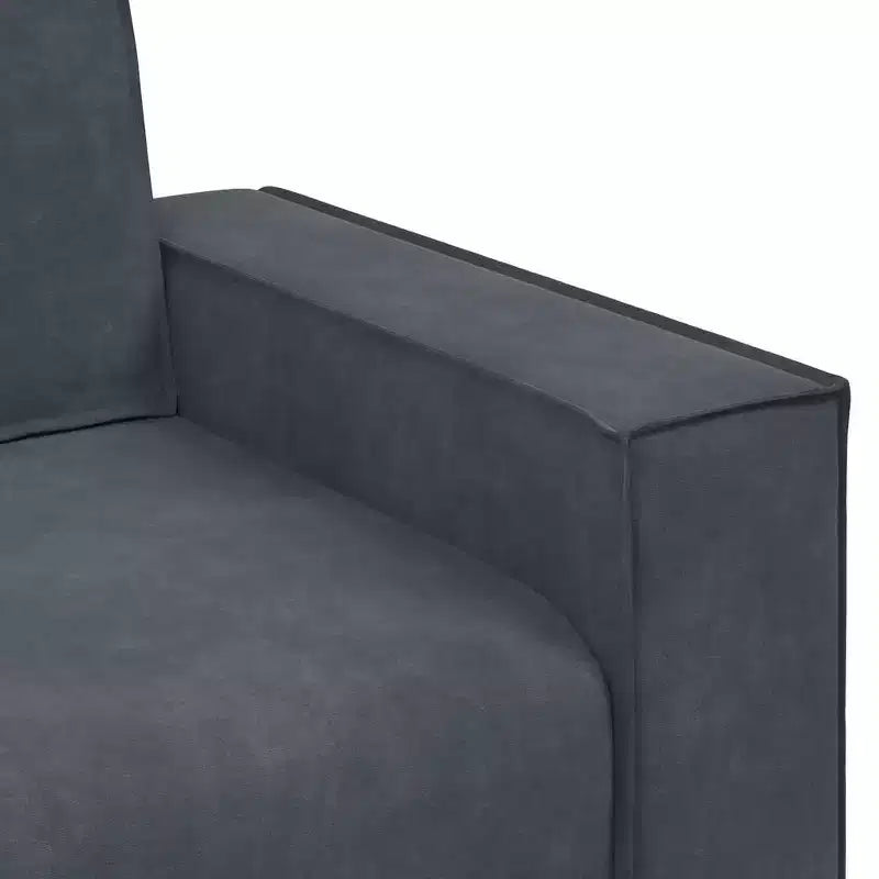 vidaXL Ensemble de 2 Canapés avec Coussins Velours Noir