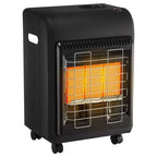 VEVOR Propane Heater, 6000 to 18000 BTU Propane Cabinet Heater with 3 Modes Temp Settings & Tip-over Protection, Heat up to 450 Sq.Ft, Black