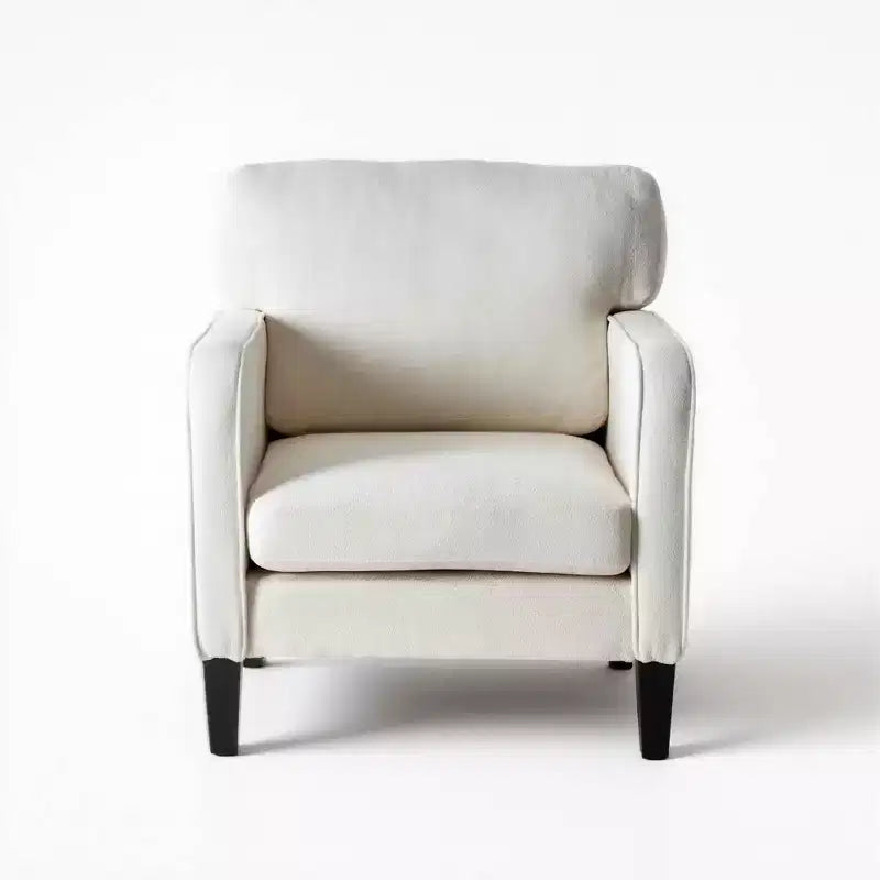 Chaise de lecture MAYEERTY avec accoudoir et dossier, fauteuil de salon confortable pour chambre à coucher, salle d'attente, salle de réception
