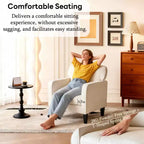 Chaise de lecture MAYEERTY avec accoudoir et dossier, fauteuil de salon confortable pour chambre à coucher, salle d'attente, salle de réception