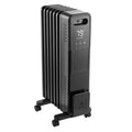 VEVOR Portable Propane Heater, 1500W Radiant Space Heater with Dual U-shaped Heating Tubes, Over-Heat Protections,3 Heat Settings,24h Timer, Black