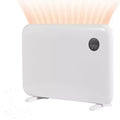 VEVOR Convection Panel Heater, 1500W Electric Panel Space Heater with Touch Control, Portable Stand or Wall Mount Design, White