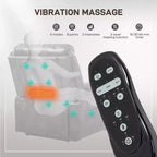 Fauteuil releveur électrique pour personnes âgées, canapé inclinable en similicuir avec massage vibrant et chauffage, télécommande, poches latérales
