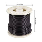 Système de tapis chauffant pour sol VEVOR 7,43 m², système de chauffage au sol électrique 120V, avec membrane de désolidarisation, thermostat intelligent et alarme, noir