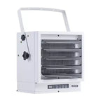 VEVOR Electric Garage Heater, 10000-Watt with 10 Hour Timer & Overheat Protection Wall/Ceiling Mounted Shop Heater, 240V White