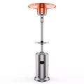 48,000 BTU Propane Patio Heater,Outdoor Heater with Wheels, Stainless Steel Table & Safety Auto Shut-Off