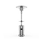 Chauffage de terrasse au propane 48 000 BTU, radiateur extérieur avec roulettes, table en acier inoxydable et arrêt automatique de sécurité