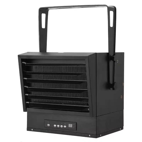 10000W Electric Garage Heater, 240V Ceiling-Mounted Digital Fan -Forced Heater with Thermostat, Remote Control, 3 Heat Modes & 12-Hour Timer