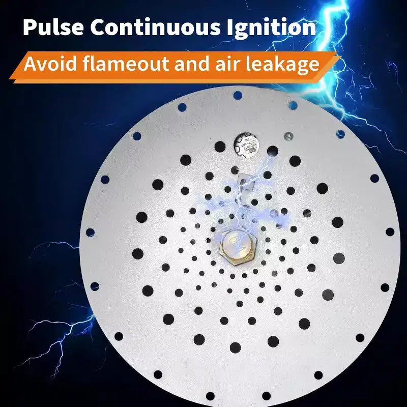 Chauffage au propane à air pulsé de 60 000 BTU avec thermostat, chauffage d'appoint portable, tuyau de 10 pi avec régulateur inclus, idéal pour l'intérieur et l'extérieur