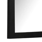 Miroir de commode Royal Hampton de 41 pouces, style glamour moderne noir avec accents en acrylique doré