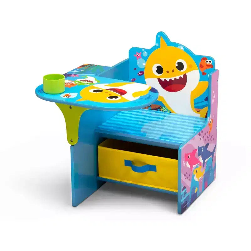 Bureau Chaise pour Enfants Delta Children Requin Bébé avec Rangement