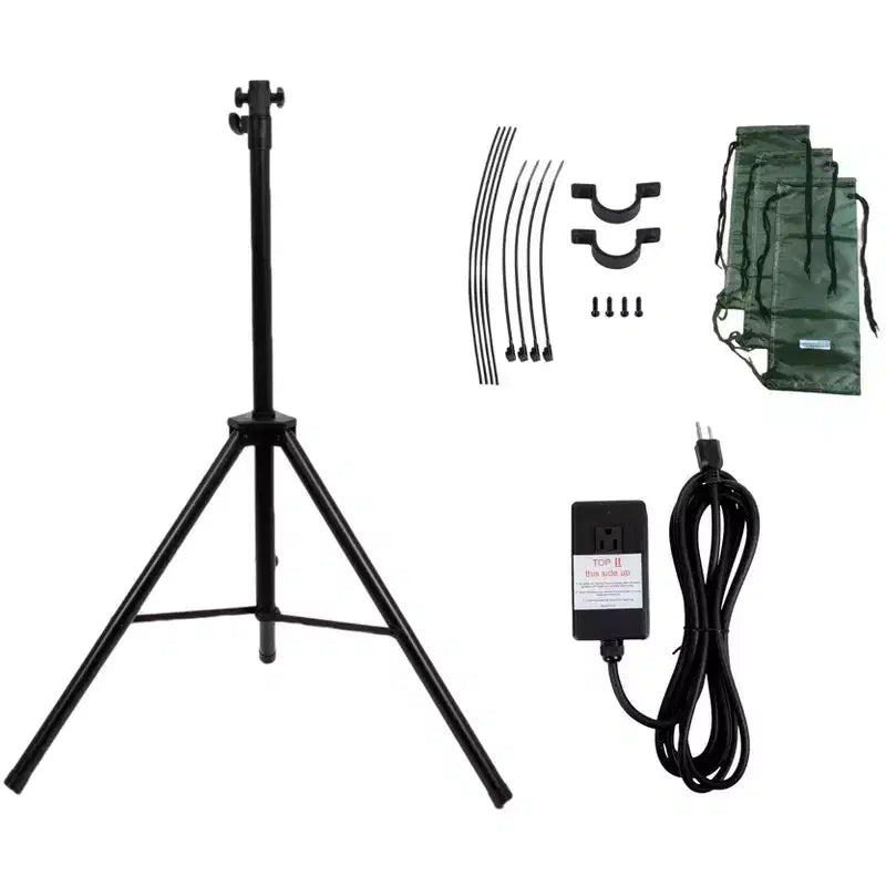 DR. INFRARED HEATER Tripod Stand for DR-338 Infrared Indoor/Outdoor Patio Heater, DR-211, Black