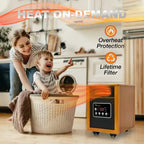 RADIATEUR ÉLECTRIQUE PORTATIF DR. INFRARED HEATER, 1500 watts, DR-968, Cerisier