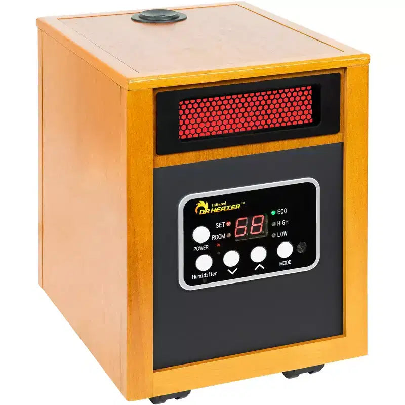 Radiateur soufflant électrique portable DR. INFRARED HEATER DR-968H avec humidificateur, 1500W, cerisier