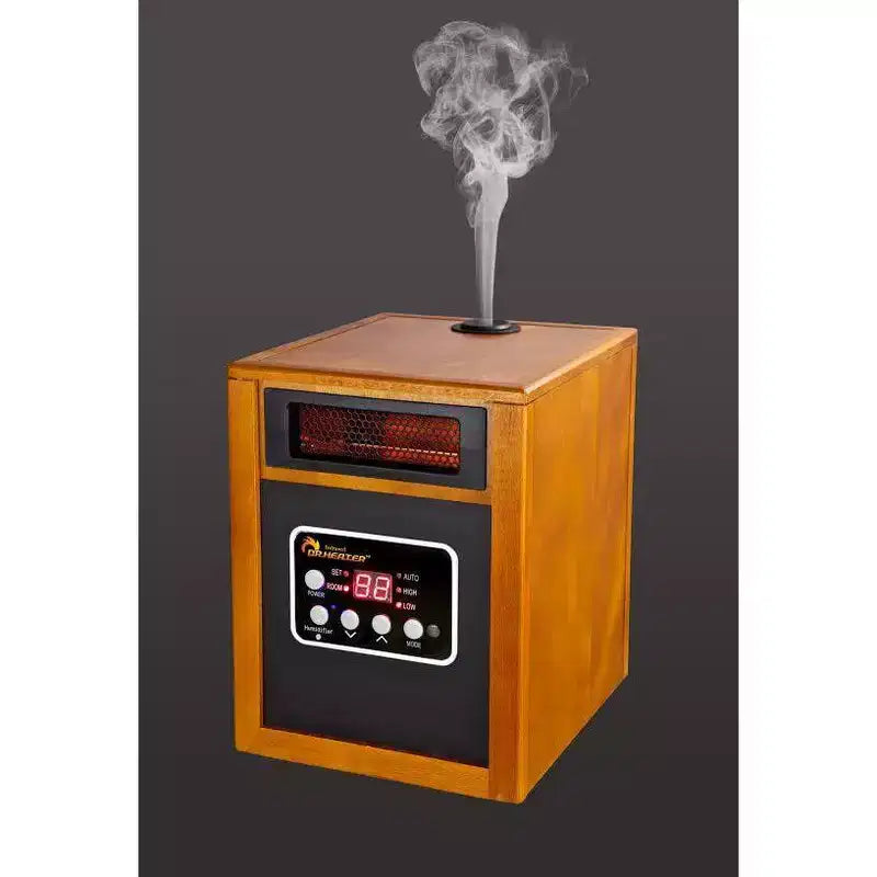 Radiateur soufflant électrique portable DR. INFRARED HEATER DR-968H avec humidificateur, 1500W, cerisier