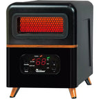 Chauffage hybride à double système de chauffe DR. INFRARED HEATER DR-978, 1500 W avec télécommande, noir