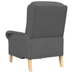 Fauteuil vidaXL Gris clair 76 x 94 x 102 cm en tissu