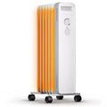R.W.FLAME Oil Filled Radiator Heater, Portable Electric Space Heater with 3 Heat Settings, Quiet 1500W Heating, Overheat & Tip-Over Protection