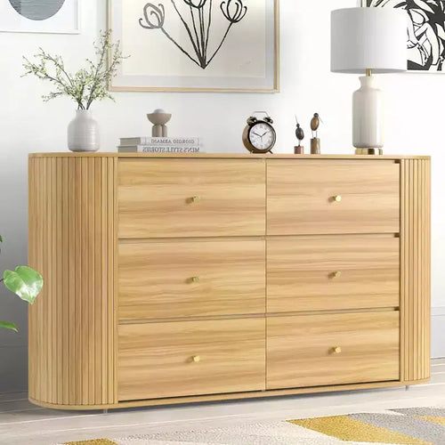 Commode Acekool à 9 tiroirs avec prise de courant, commode vintage avec poignées en métal, grand meuble de rangement pour chambre, salon, couloir