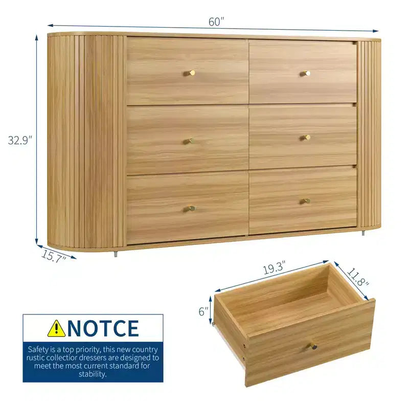 Commode Acekool à 9 tiroirs avec prise de courant, commode vintage avec poignées en métal, grand meuble de rangement pour chambre, salon, couloir