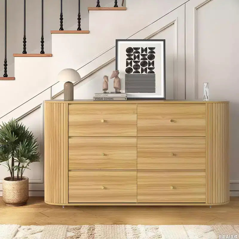 Commode Acekool à 9 tiroirs avec prise de courant, commode vintage avec poignées en métal, grand meuble de rangement pour chambre, salon, couloir
