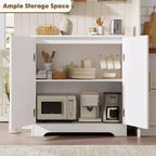 Buffet moderne avec 2 portes en rotin, meuble de rangement, console, meuble bar à café pour le salon, le couloir et l'entrée