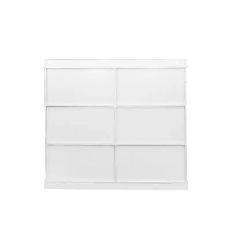 Bibliothèque haute 10 cubes, Étagère de rangement autoportante style vintage industriel pour salon, chambre, bureau