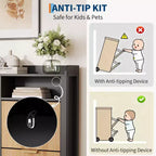 Meuble à chaussures Acekool avec 4 tiroirs basculants, organisateur d'entrée mince avec séparateurs réglables, pour couloir ou chambre à coucher