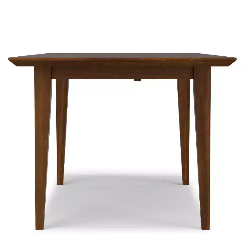 Table à manger extensible rectangulaire contemporaine Fairway 60-76 pouces x 36 pouces