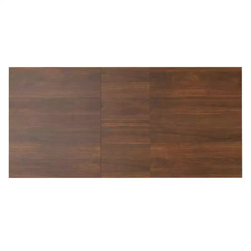 Table à manger extensible rectangulaire contemporaine Fairway 60-76 pouces x 36 pouces