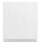 Bibliothèque et unité de rangement transitionnelles Normandie en BOIS MASSIF, 9 cubes, 48 po x 44 po