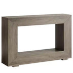 Console de ferme, table de canapé rustique en bois avec rangement pour entrée
