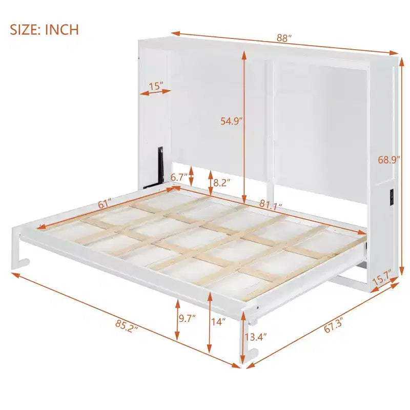 Lit escamotable grand lit Luxystar pour salon et appartement