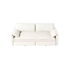 Canapé-lit Whisen 3 en 1 en velours Queen Size et canapé-lit convertible 66 Queen Size avec poches de rangement latérales (version améliorée)