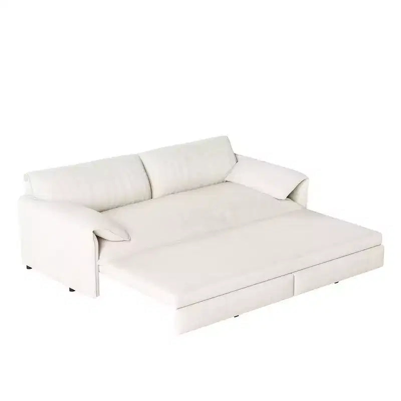 Canapé-lit Whisen 3 en 1 en velours Queen Size et canapé-lit convertible 66 Queen Size avec poches de rangement latérales (version améliorée)