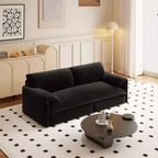 Canapé-lit Whisen 3 en 1 en velours Queen Size et canapé-lit convertible 66 Queen Size avec poches de rangement latérales (version améliorée)