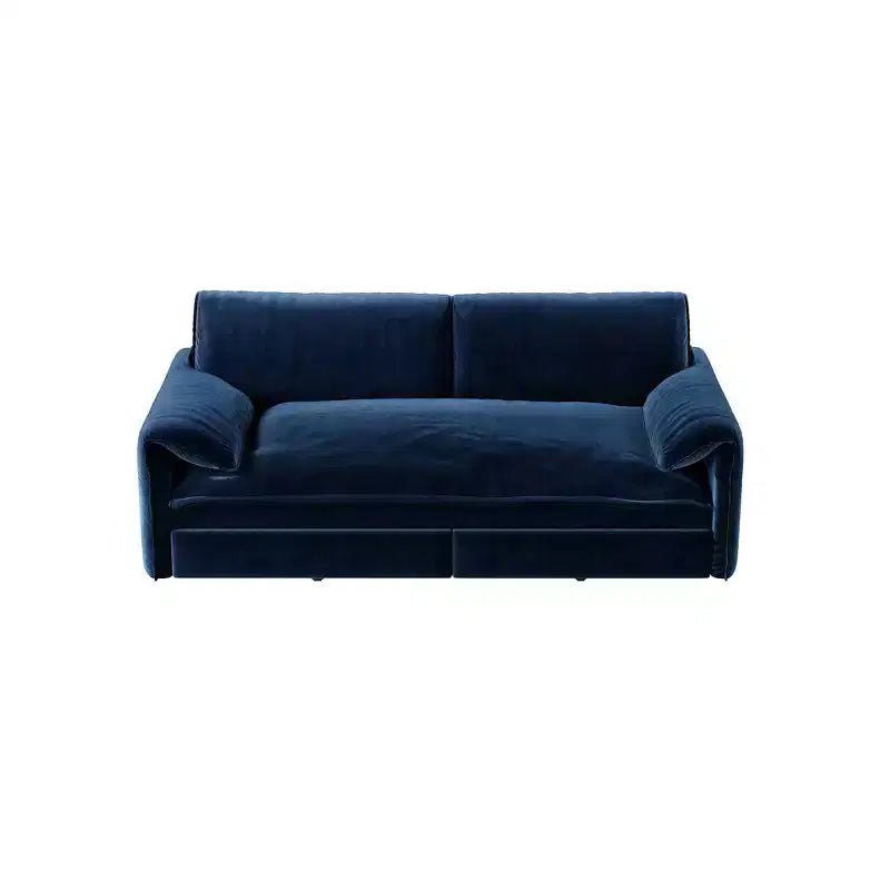 Canapé-lit Whisen 3 en 1 en velours Queen Size et canapé-lit convertible 66 Queen Size avec poches de rangement latérales (version améliorée)