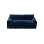 Canapé-lit Whisen 3 en 1 en velours Queen Size et canapé-lit convertible 66 Queen Size avec poches de rangement latérales (version améliorée)