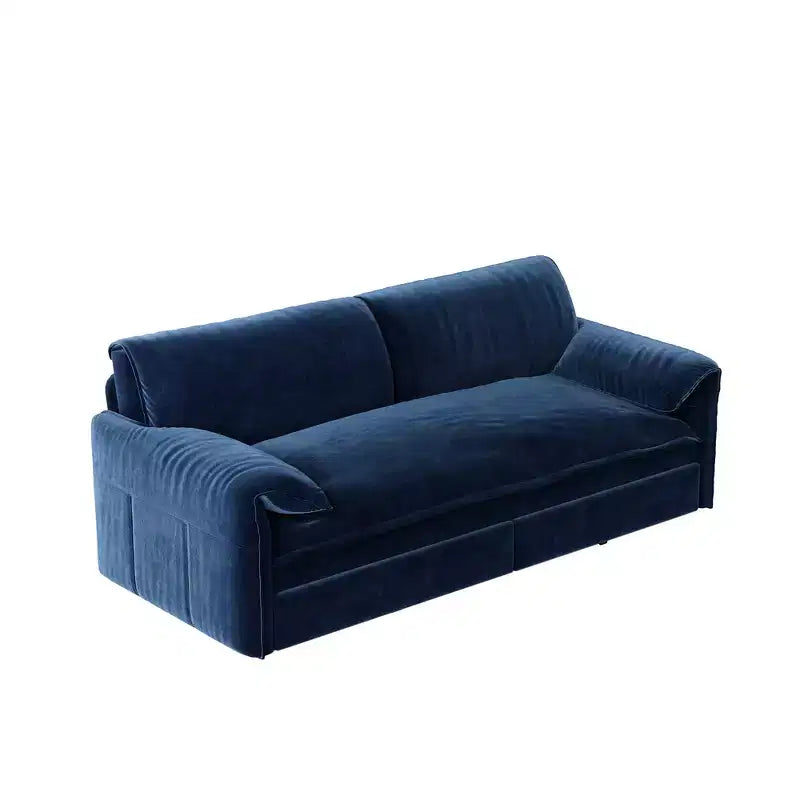 Canapé-lit Whisen 3 en 1 en velours Queen Size et canapé-lit convertible 66 Queen Size avec poches de rangement latérales (version améliorée)