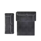 Canapé-lit Whisen 3 en 1 en velours Queen Size et canapé-lit convertible 66 Queen Size avec poches de rangement latérales (version améliorée)