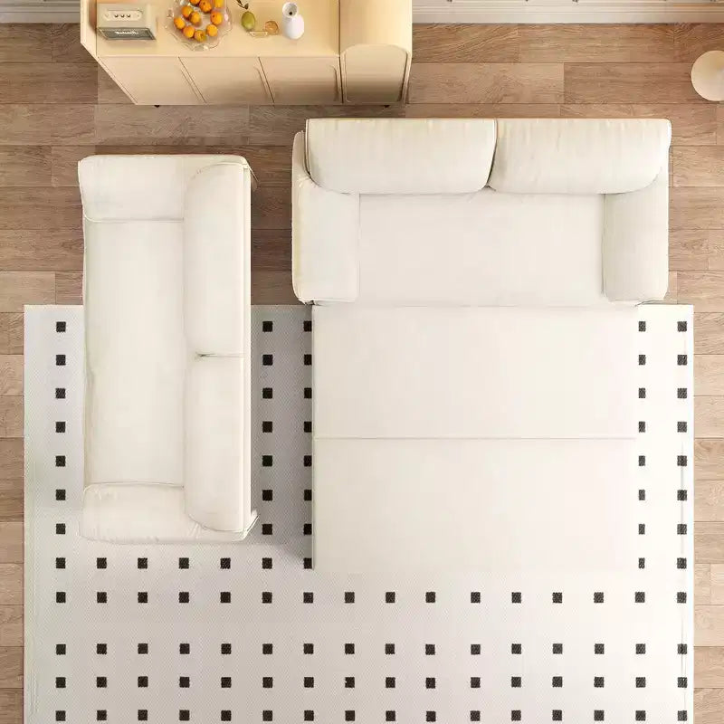 Canapé-lit Whisen 3 en 1 en velours Queen Size et canapé-lit convertible 66 Queen Size avec poches de rangement latérales (version améliorée)