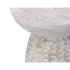 Table d'appoint haute contemporaine Willis en manguier massif de 16 po de largeur, assemblée