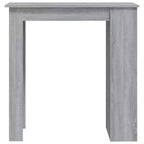 Table de bar avec étagère de rangement - Design moderne pour salle à manger et cuisine