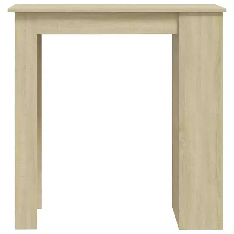 Table de bar avec étagère de rangement - Design moderne pour salle à manger et cuisine