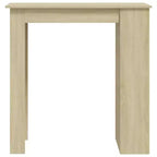Table de bar avec étagère de rangement - Design moderne pour salle à manger et cuisine