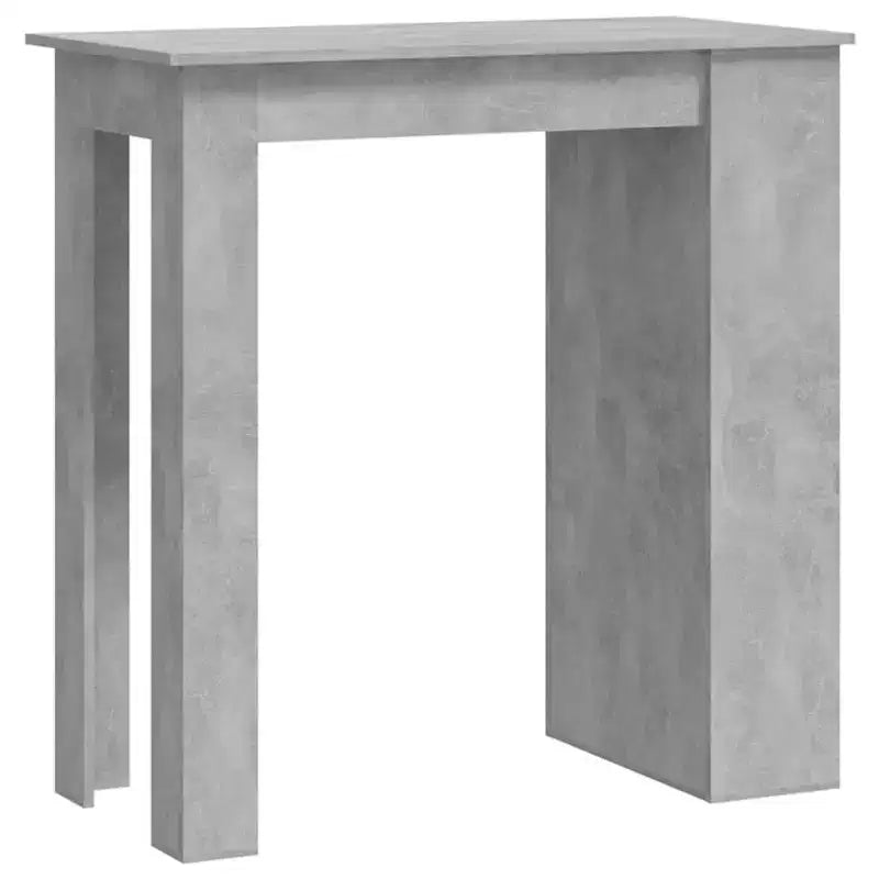 Table de bar avec étagère de rangement - Design moderne pour salle à manger et cuisine