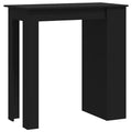 Table de bar avec étagère de rangement - Design moderne pour salle à manger et cuisine